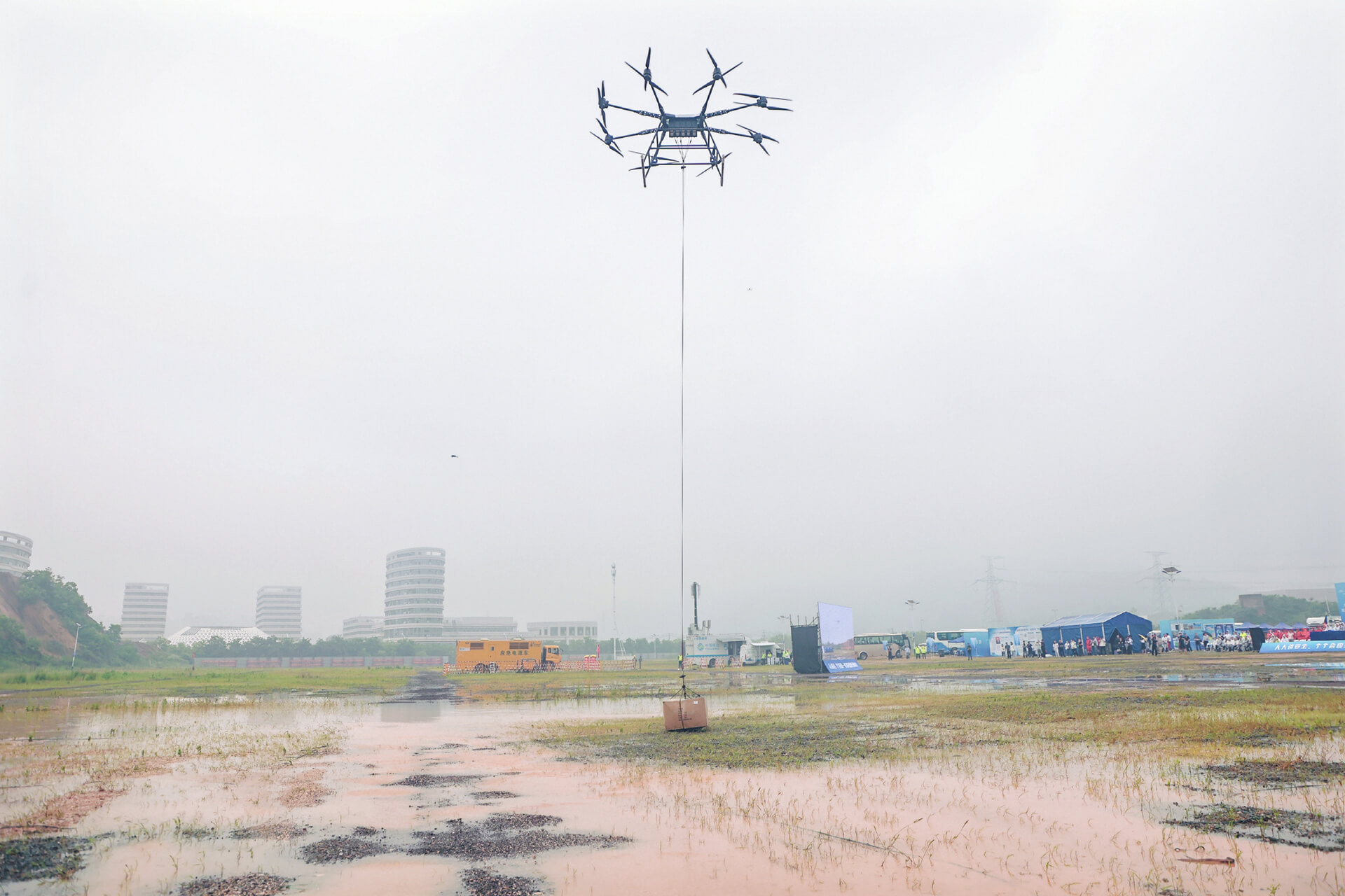 Dròn lojistik Mercury X480 pou transpò lou: Redefini transpò kago