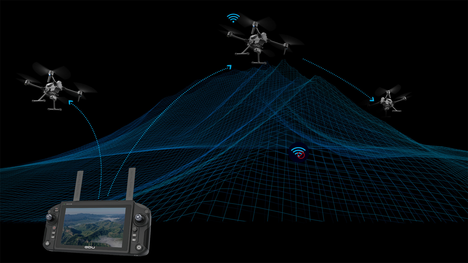 Drone Visual Aid for Safe Return.