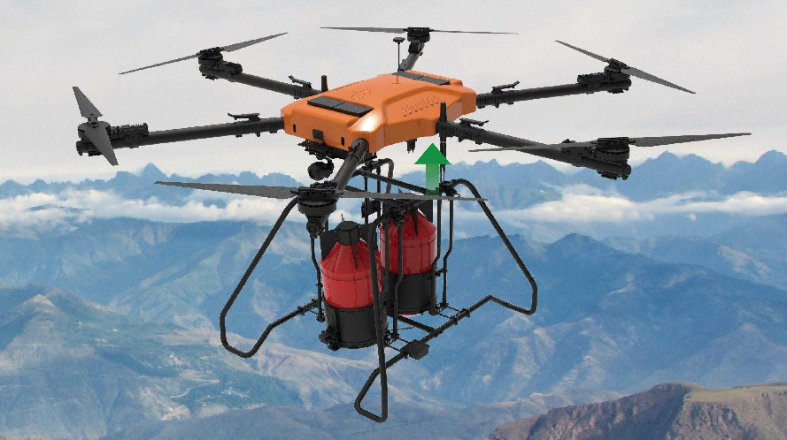 Heavy-Lift Firefighting Drone Precision Aerial Suppression with 50kg Payload